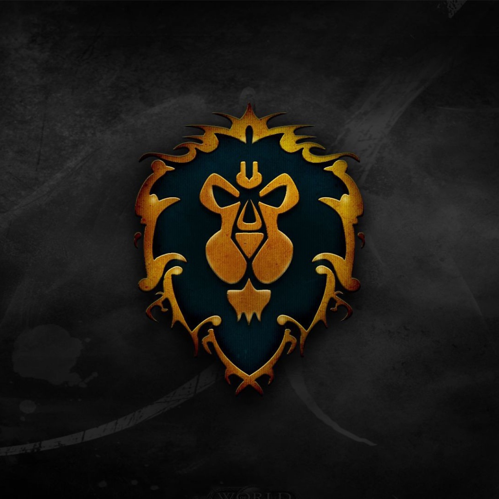 Символ клана World of Warcraft, черный фон