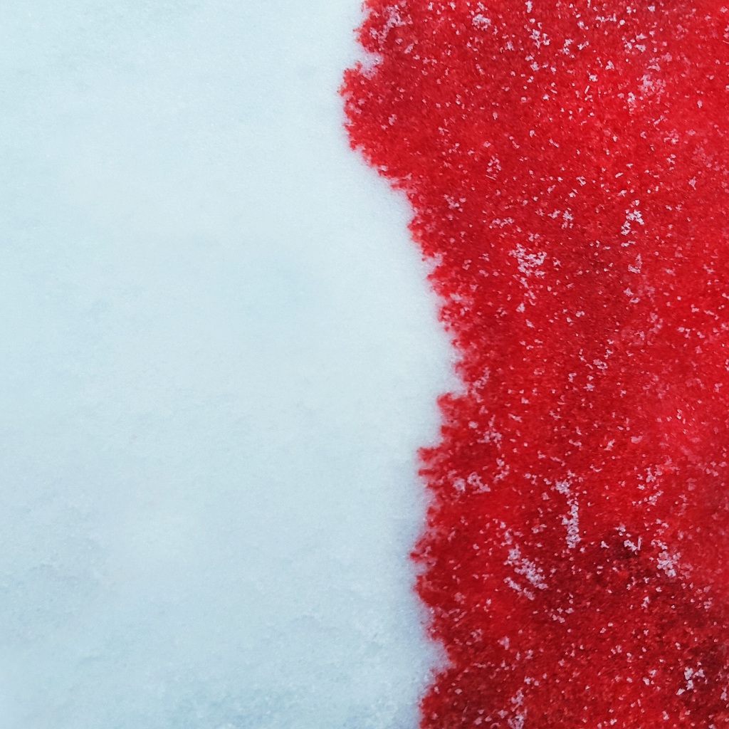 Кровь на белом снеге