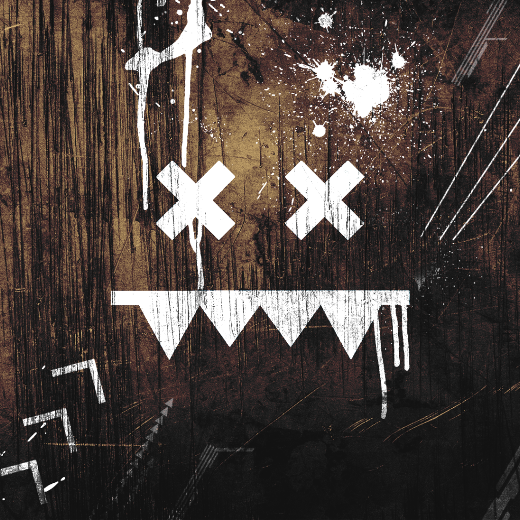 Изображение лица из простых фигур