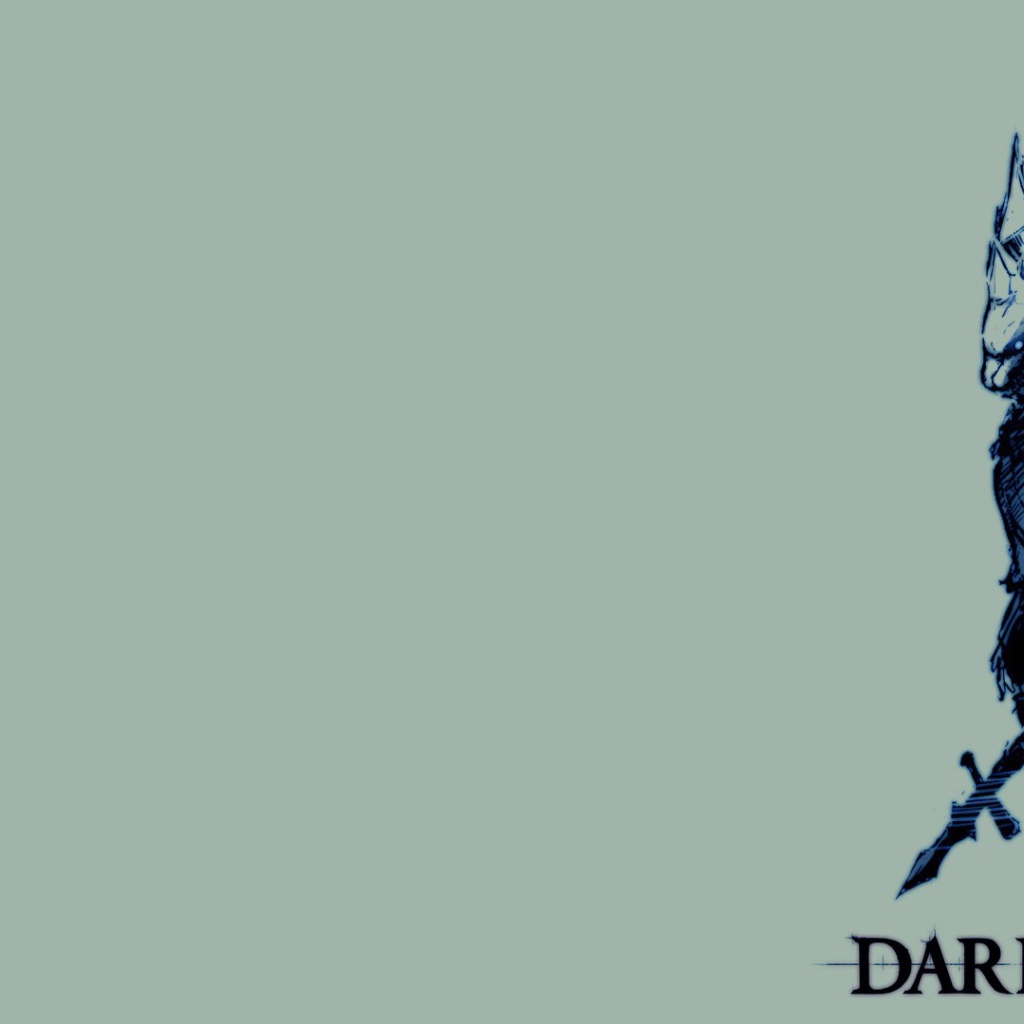Игра Dark Souls голубой фон