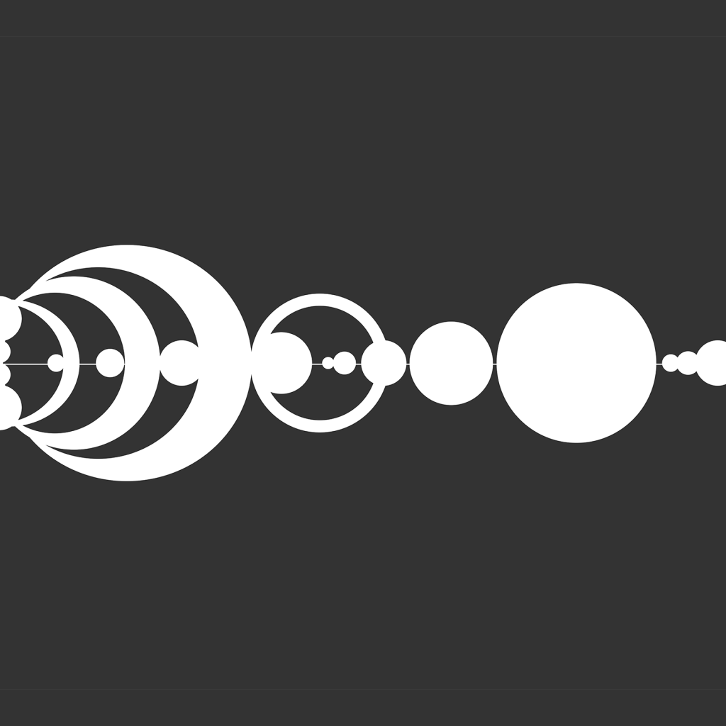 Геометрический орнамент, серый фон