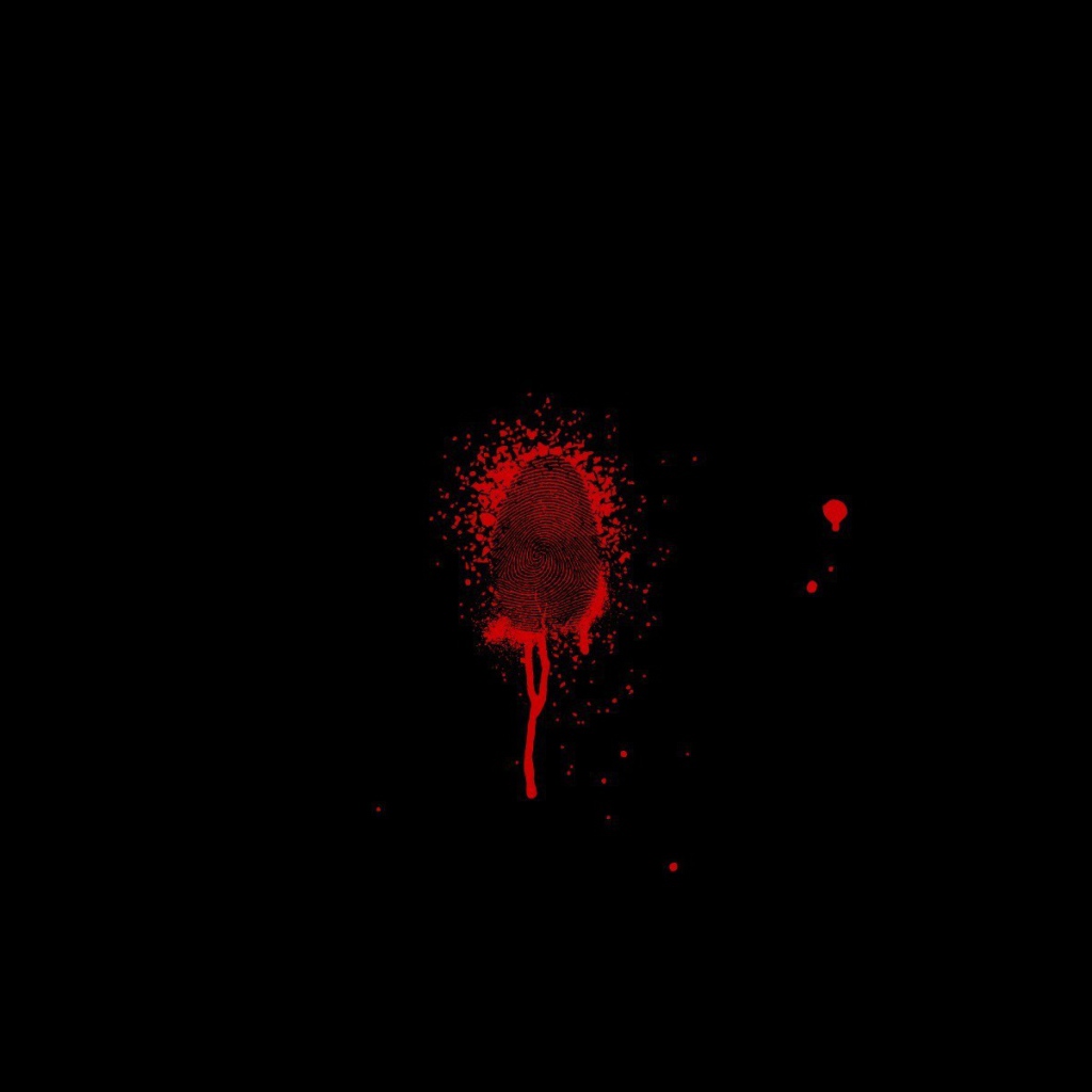 Отпечаток в капле крови