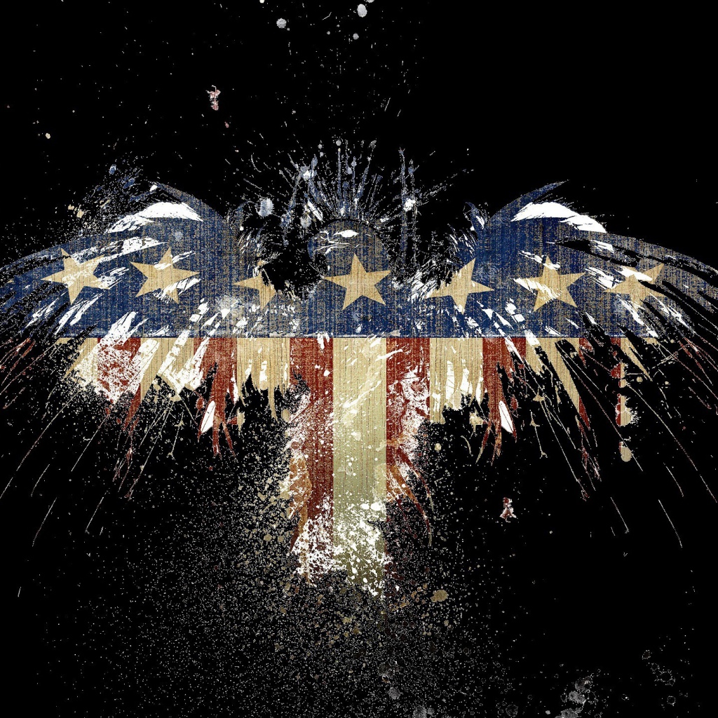 Символ орел, флаг США