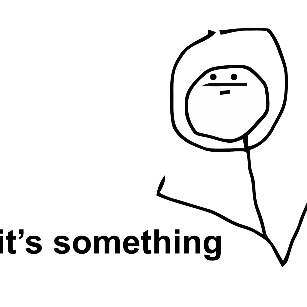 Это что-то, мем белый фон