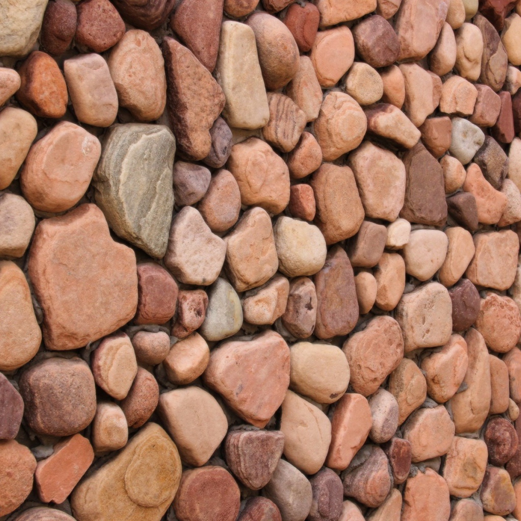 Стена их гладких камней