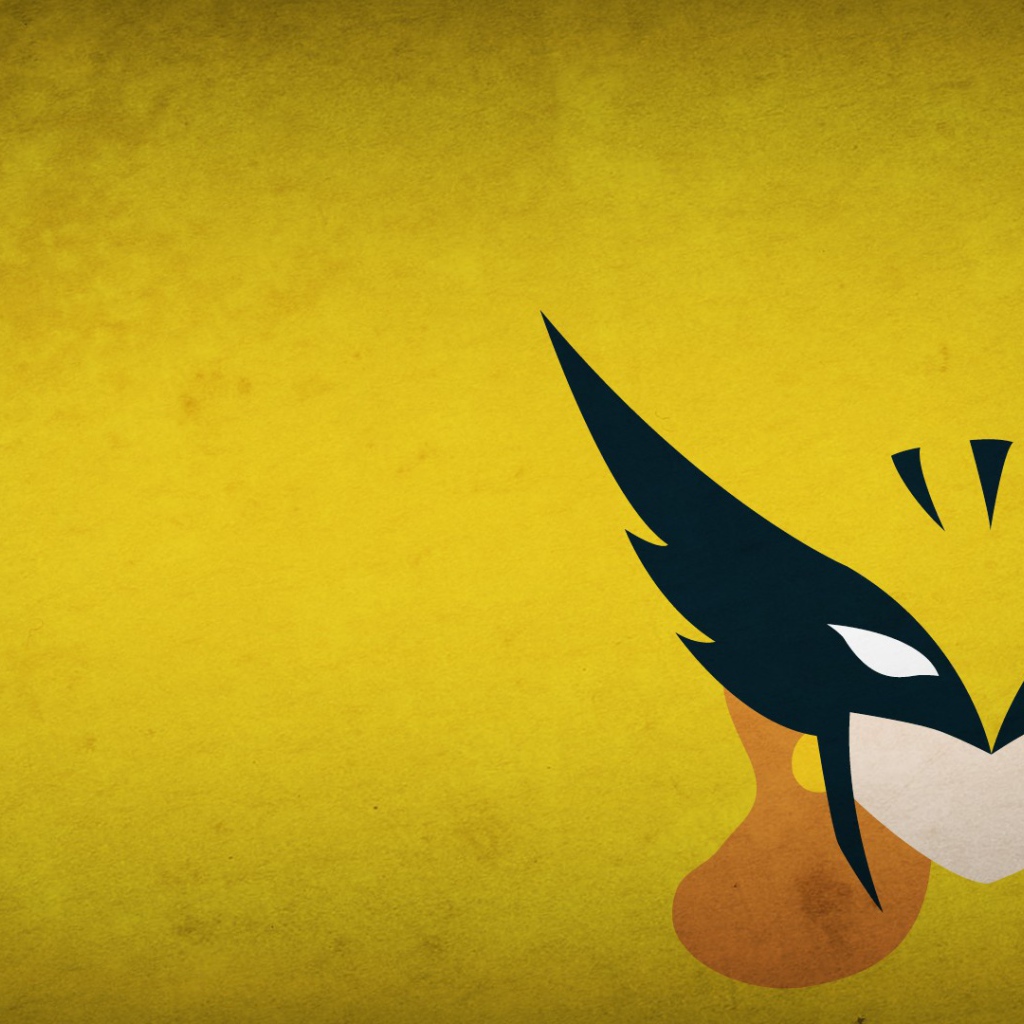 Желтый фон, Hawkgirl комикс Марвел