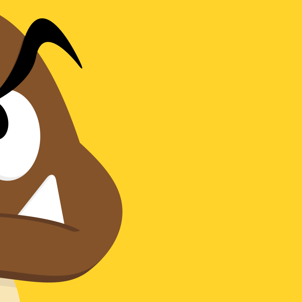 Желтый фон, игра Super Mario Bros