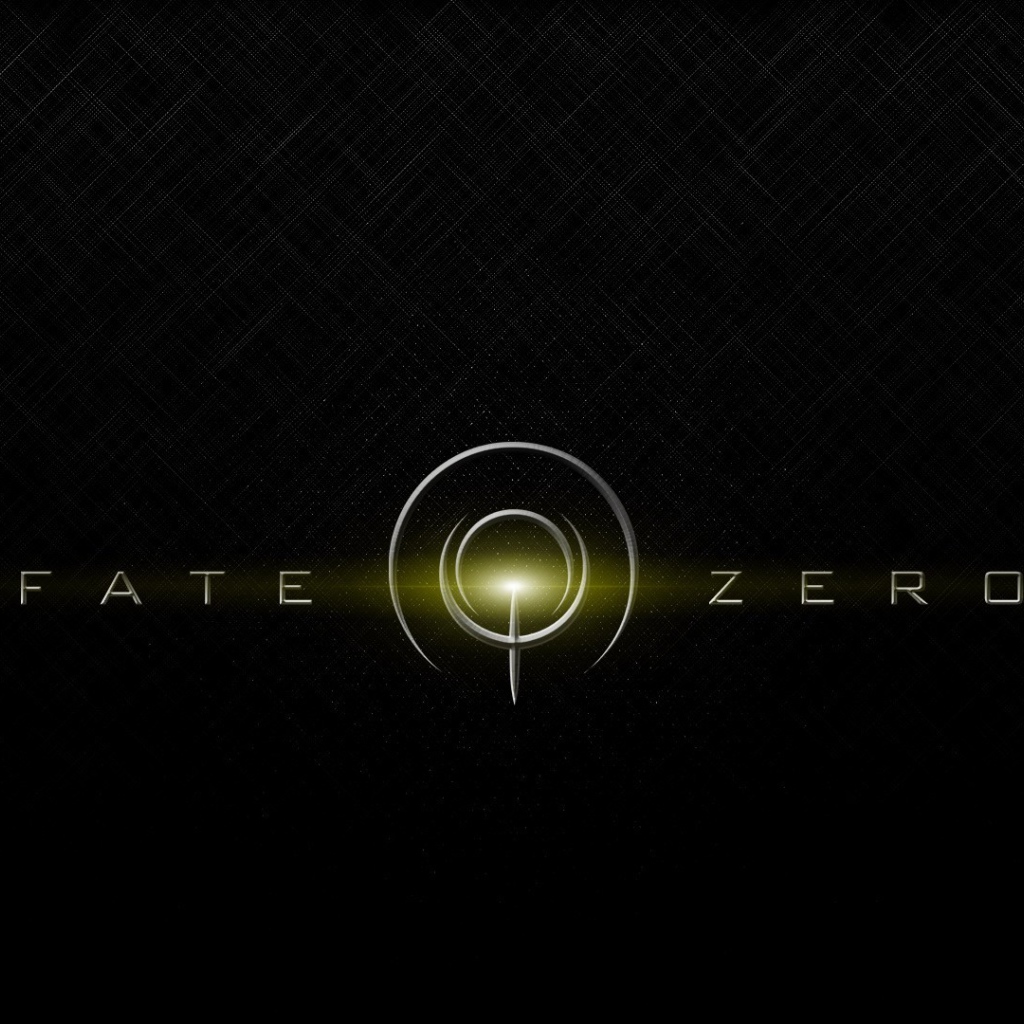 Желтые буквы, аниме Fate-Zero