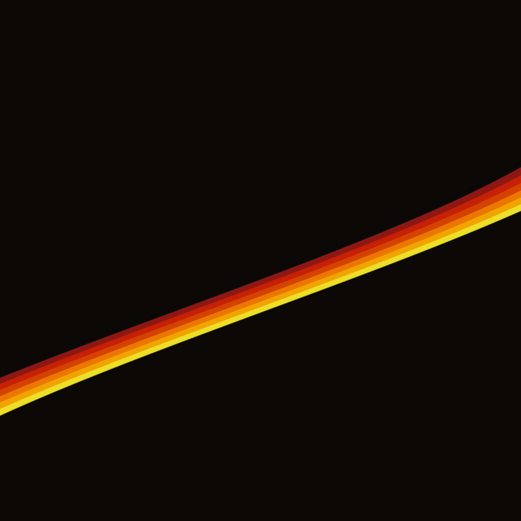 Желто оранжевая лента наискосок черного фона