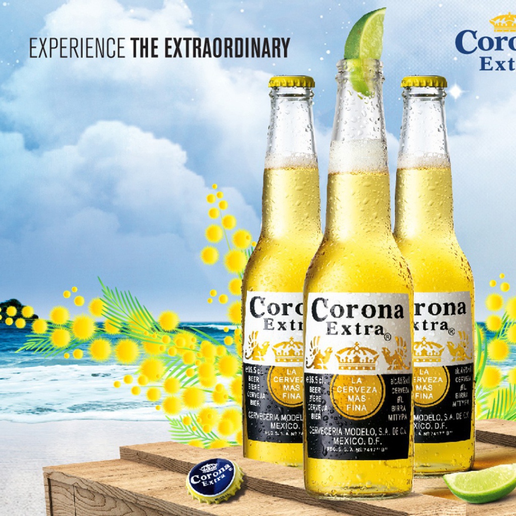 Реклама пива Corona