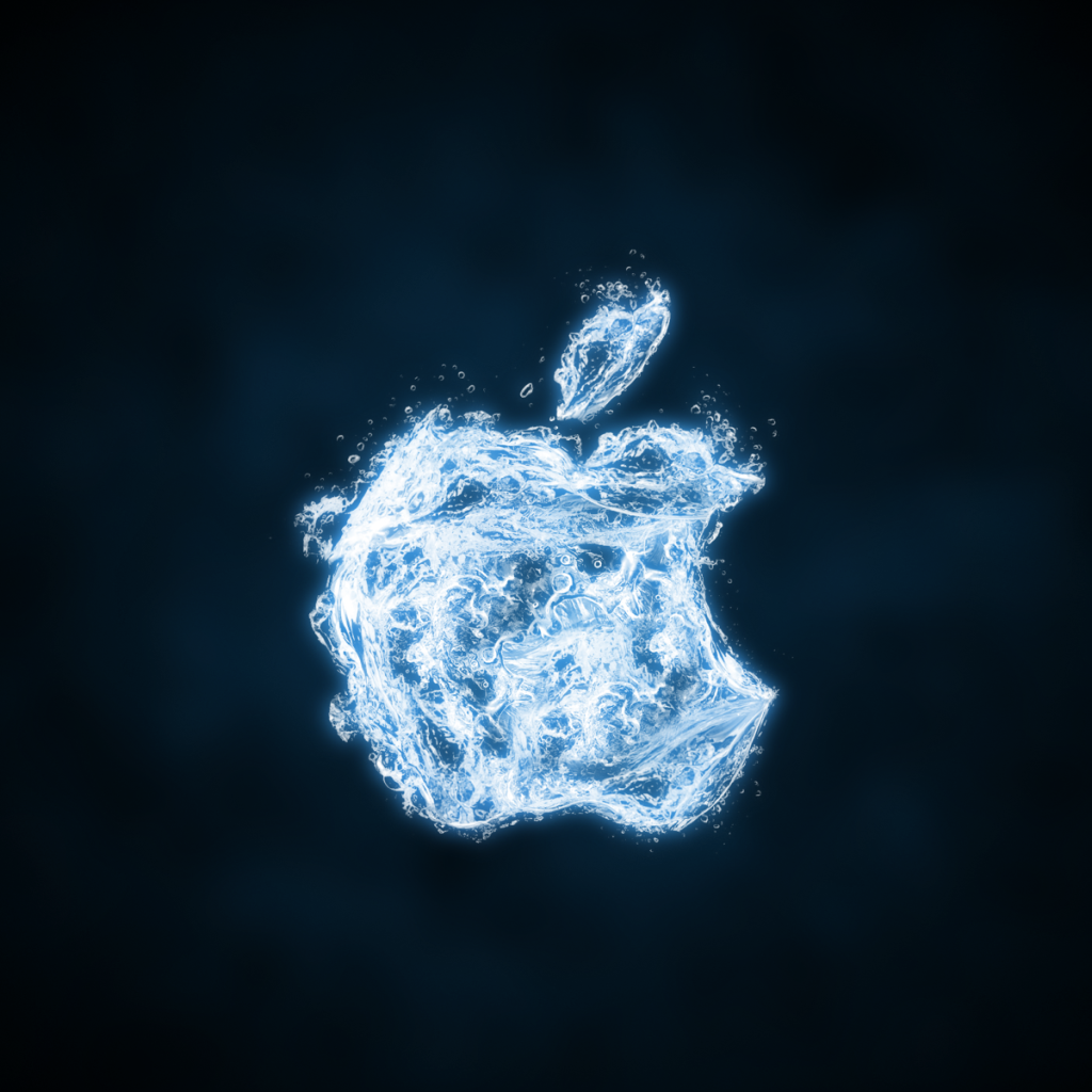 Голубое пламя, символ Эппл