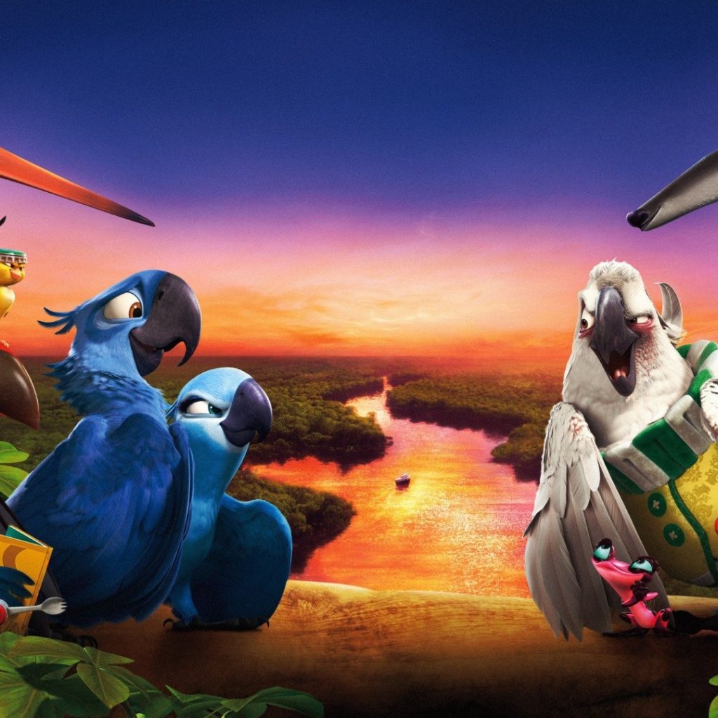 Птицы из мультфильма