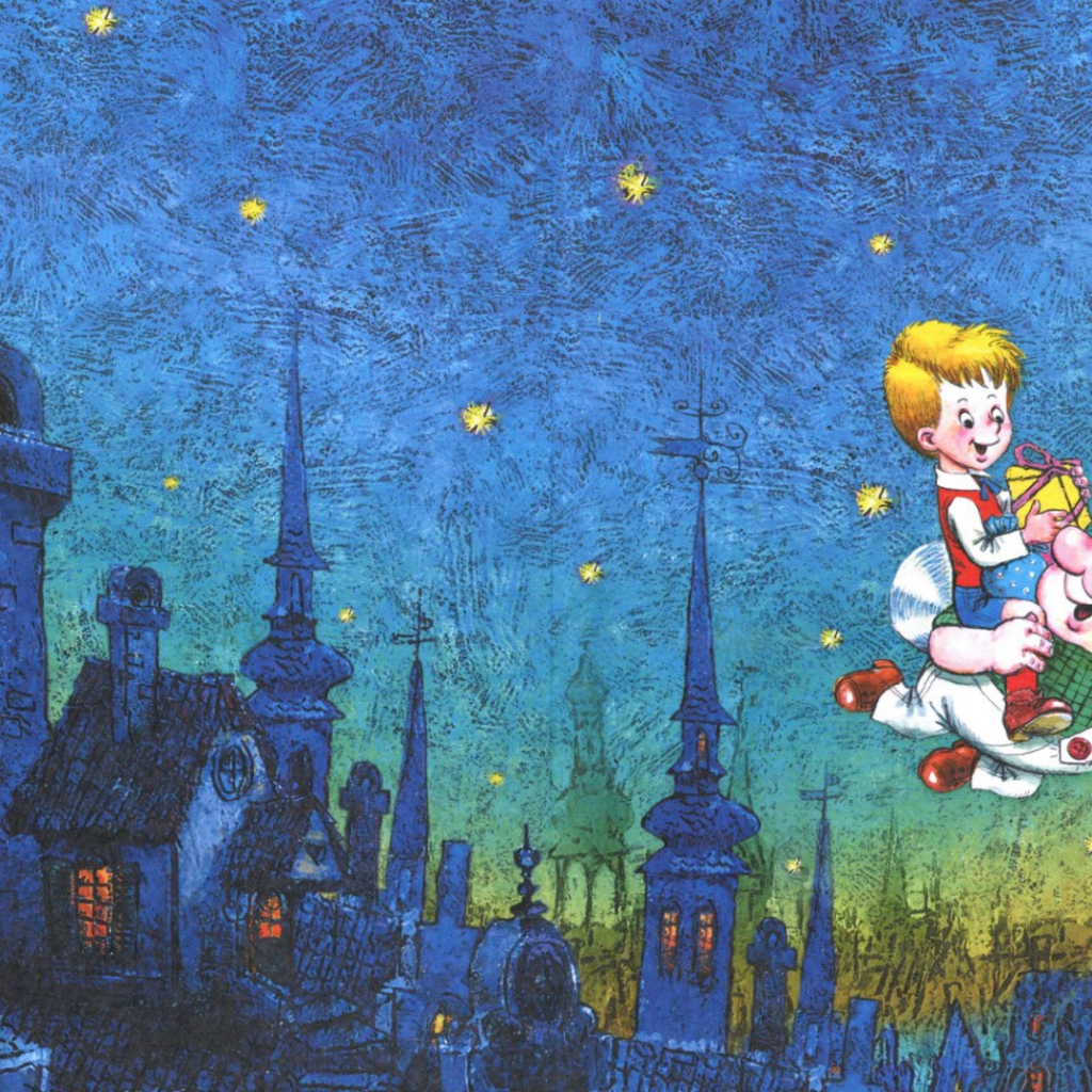 Мультфильм Малыш и Карлсон