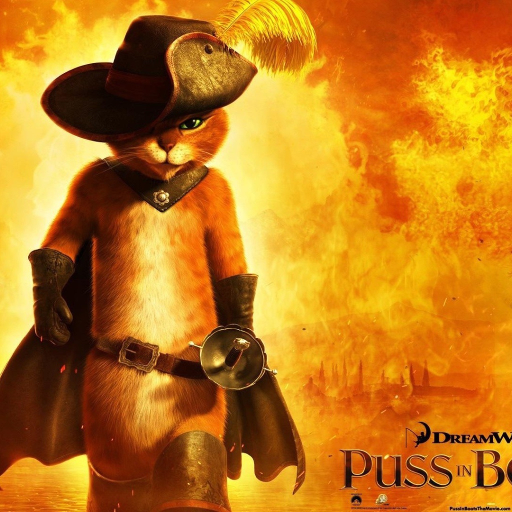 Постер мультфильма Кот в сапогах