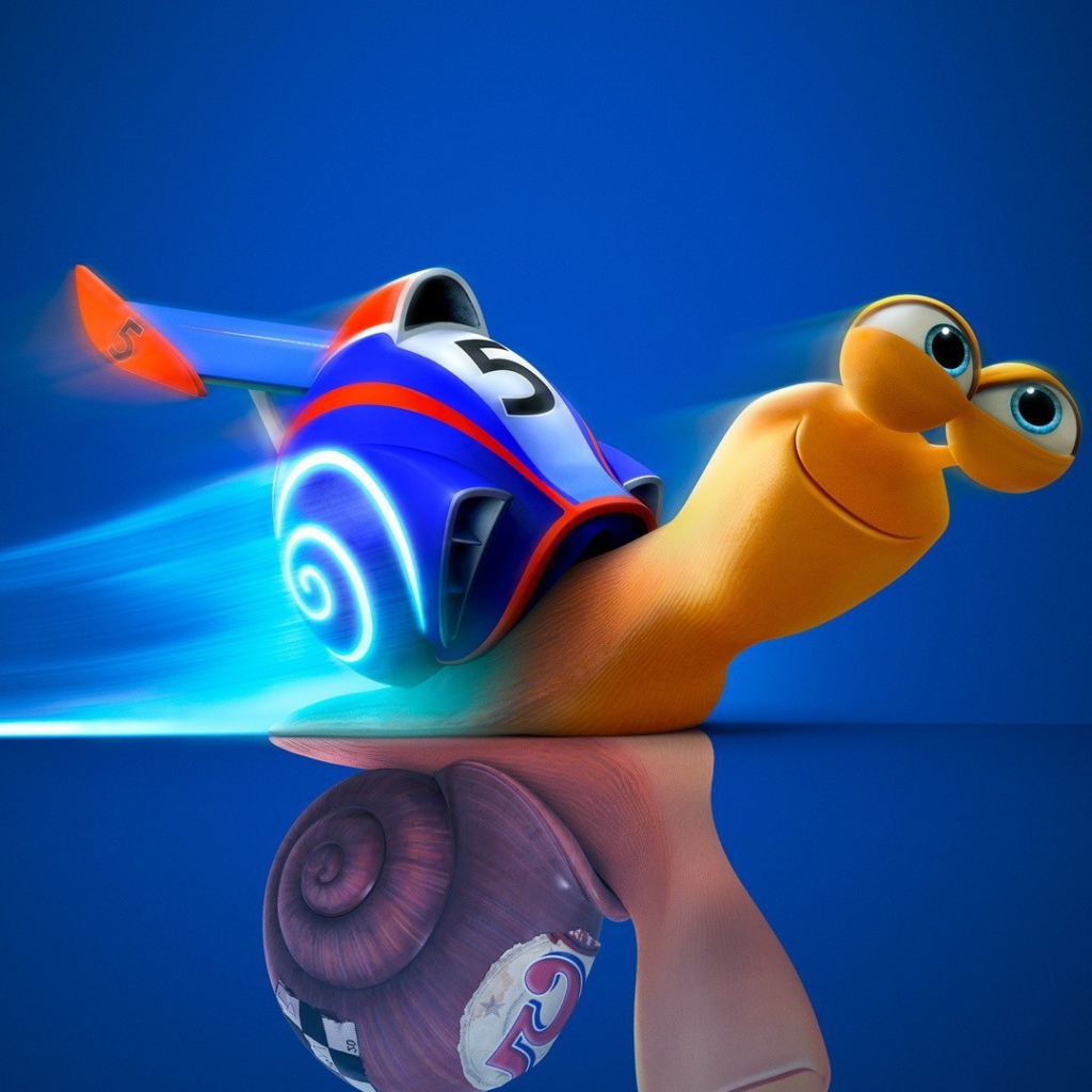 Быстрая улитка из мультфильма