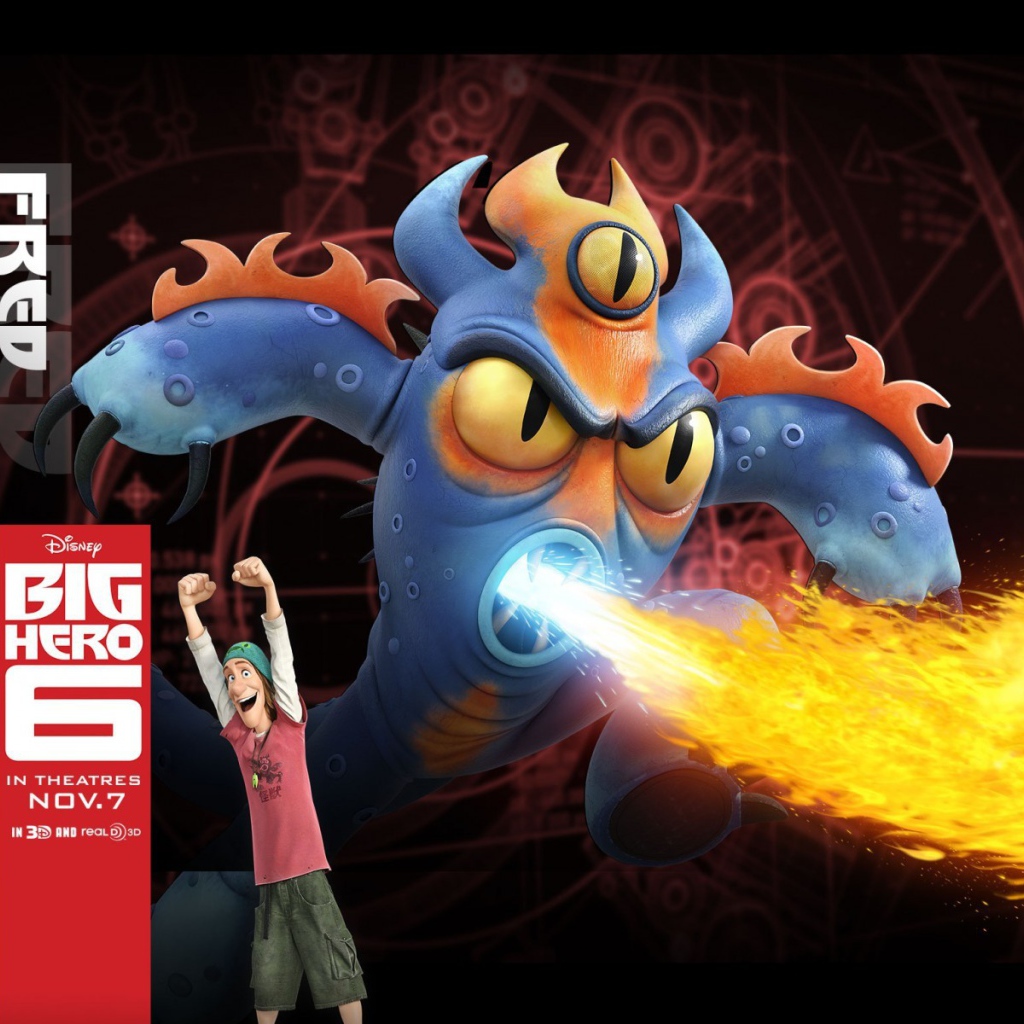 Огненный Фред, мультфильм Город героев