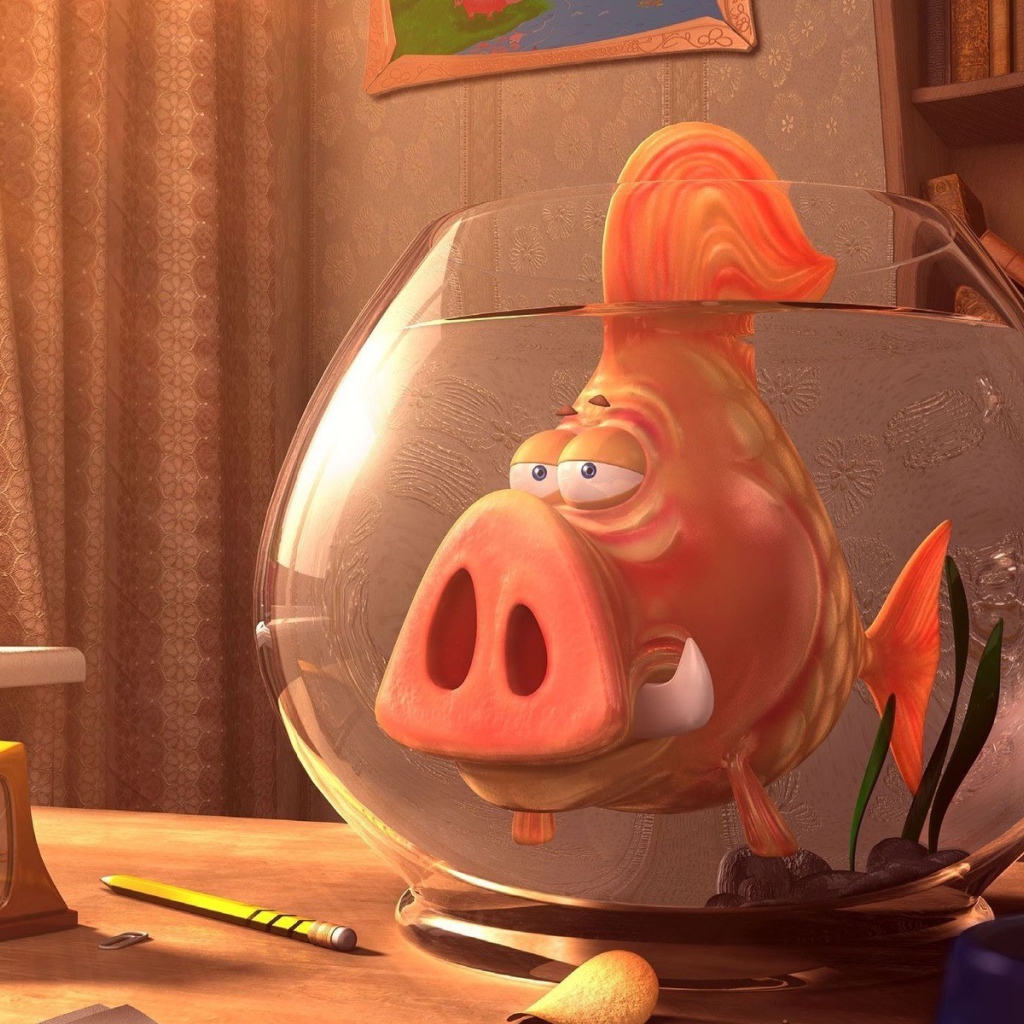 Рыба с носом поросенка, мультфильм