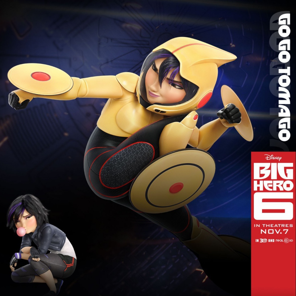 Го Го Томаго из мультфильма Город героев