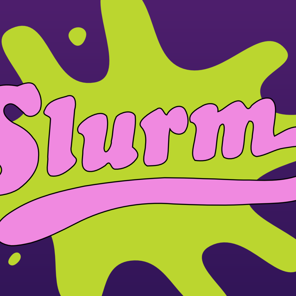 Логотип напитка Слерм, Футурама