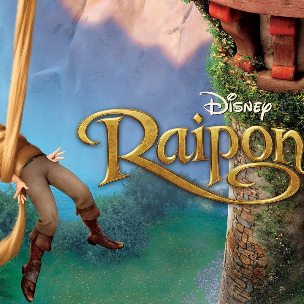 Принц на постере мультфильма Рапунцель