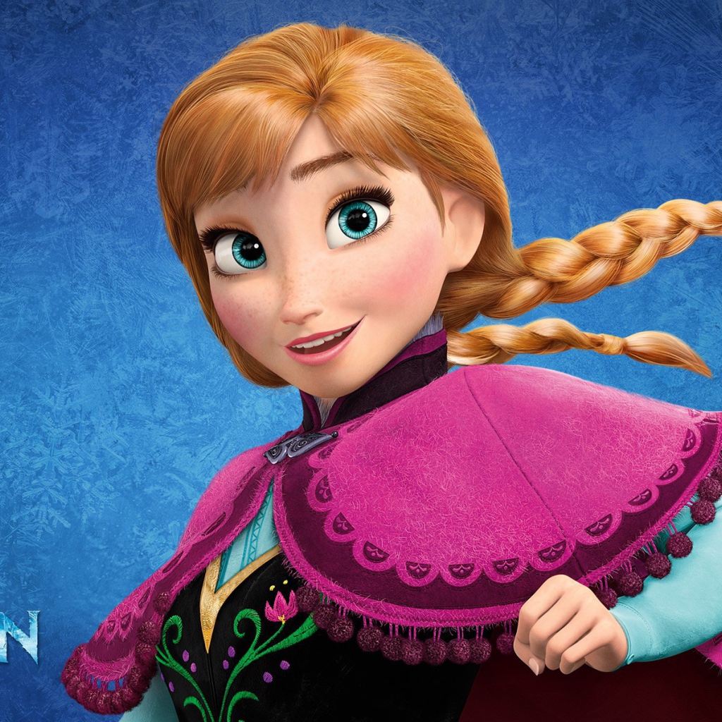 Рыжая девочка в мультфильме Холодное сердце