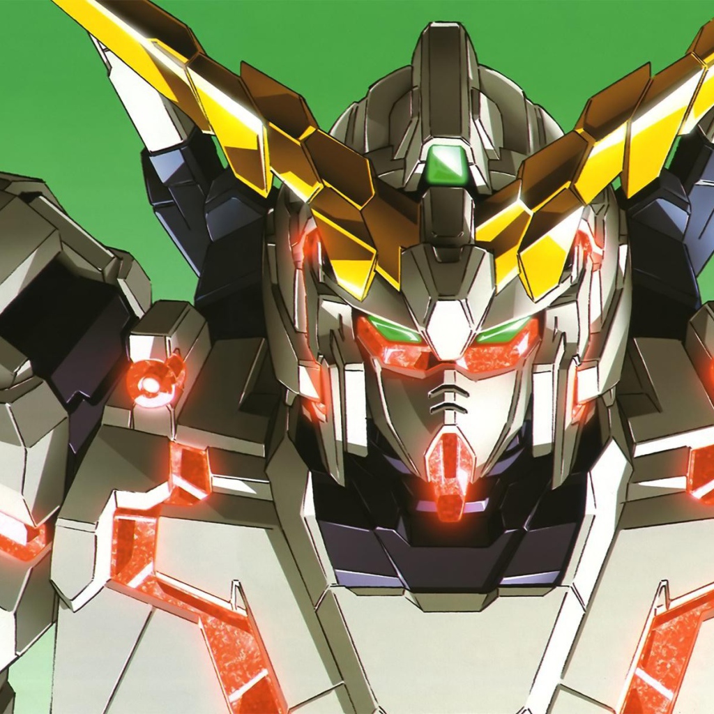 Робот из мультфильма Mobile Suit Gundam Unicorn