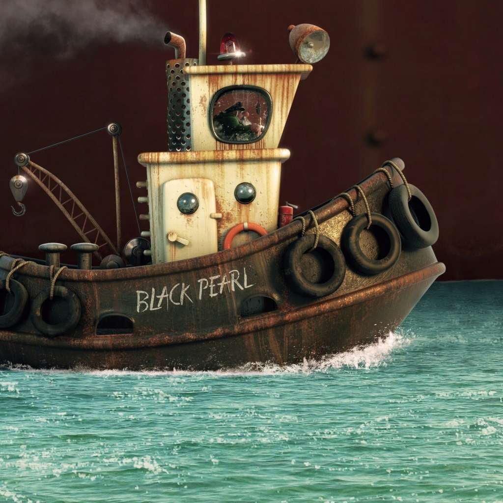 Корабль Черная жемчужина, мультфильм