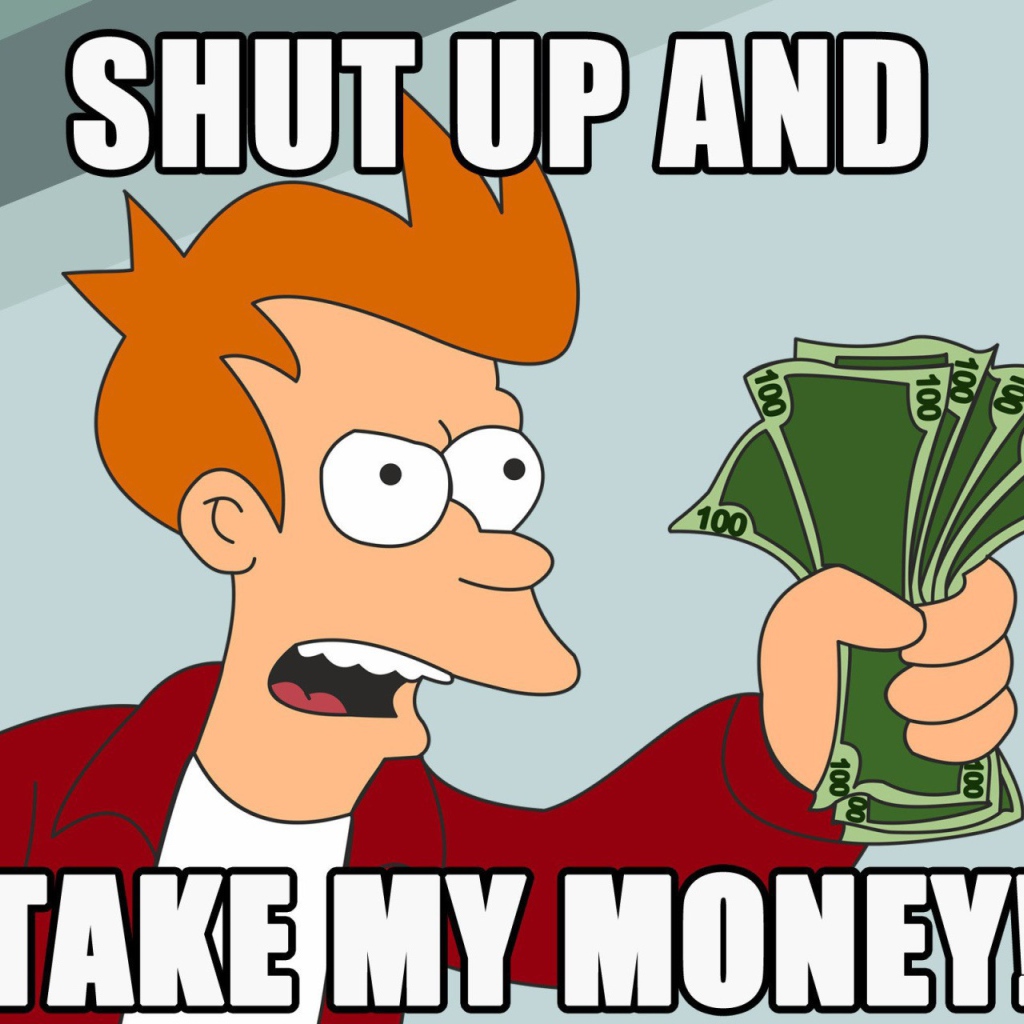 Заткнитесь и возьмите мои деньги, Футурама