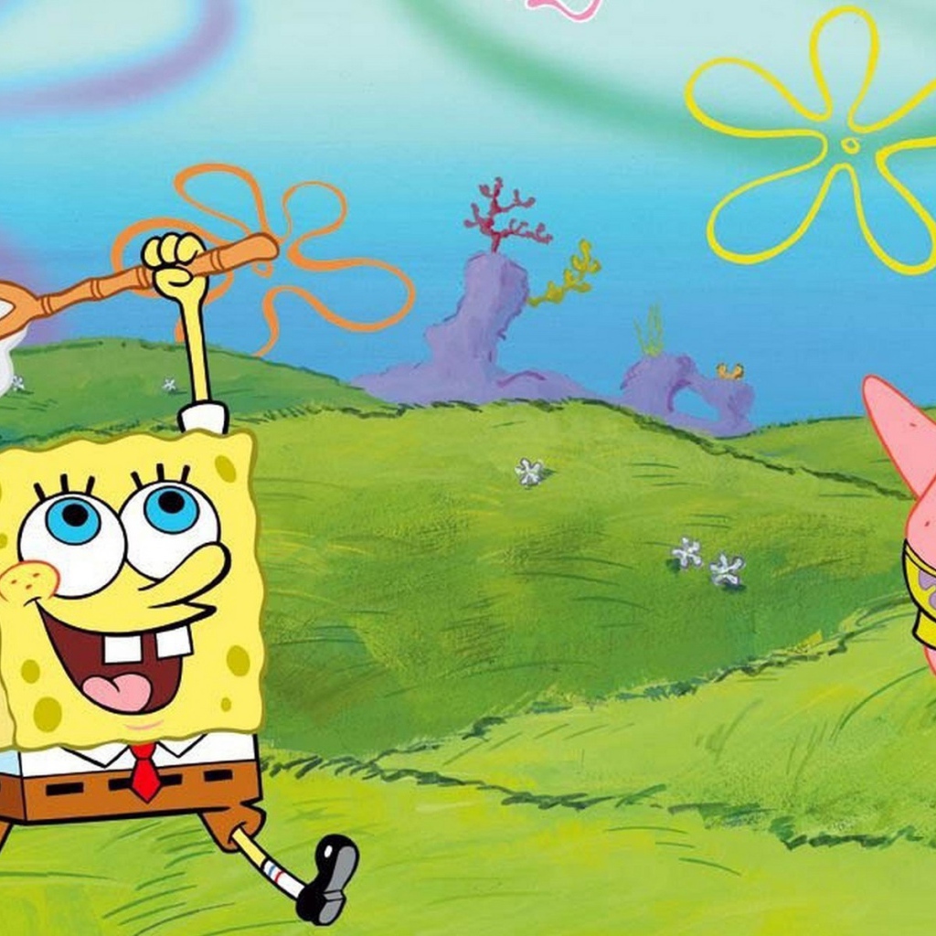 Спанчбоб и Патрик ловят медуз