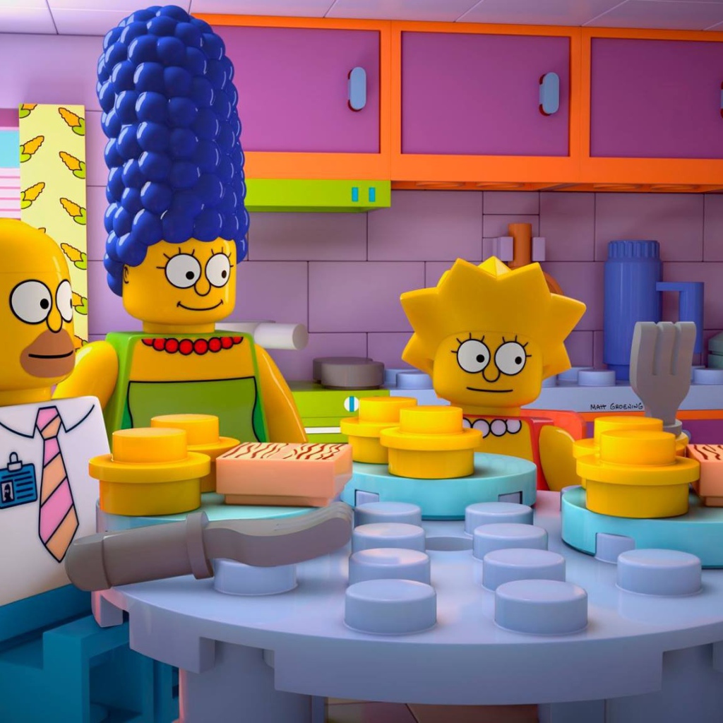 The Simpsons LEGO style
