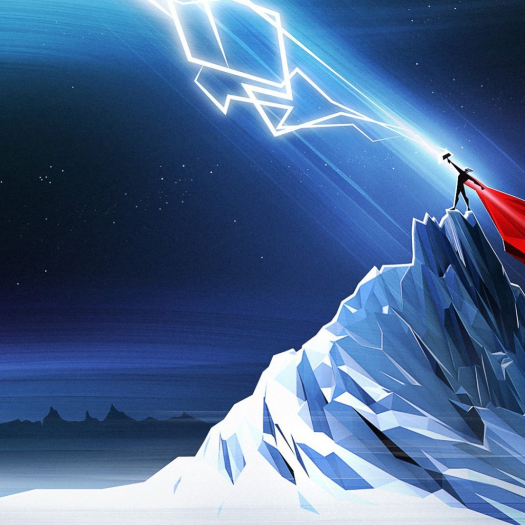 Тор ловит молнию, мультфильм