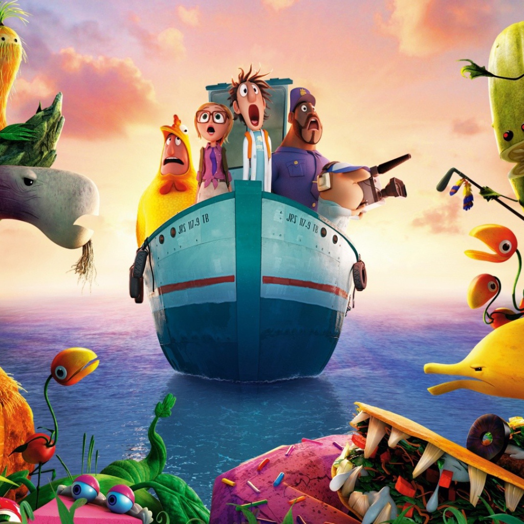 Путешественники прибыли в экзотическую страну, мультфильм