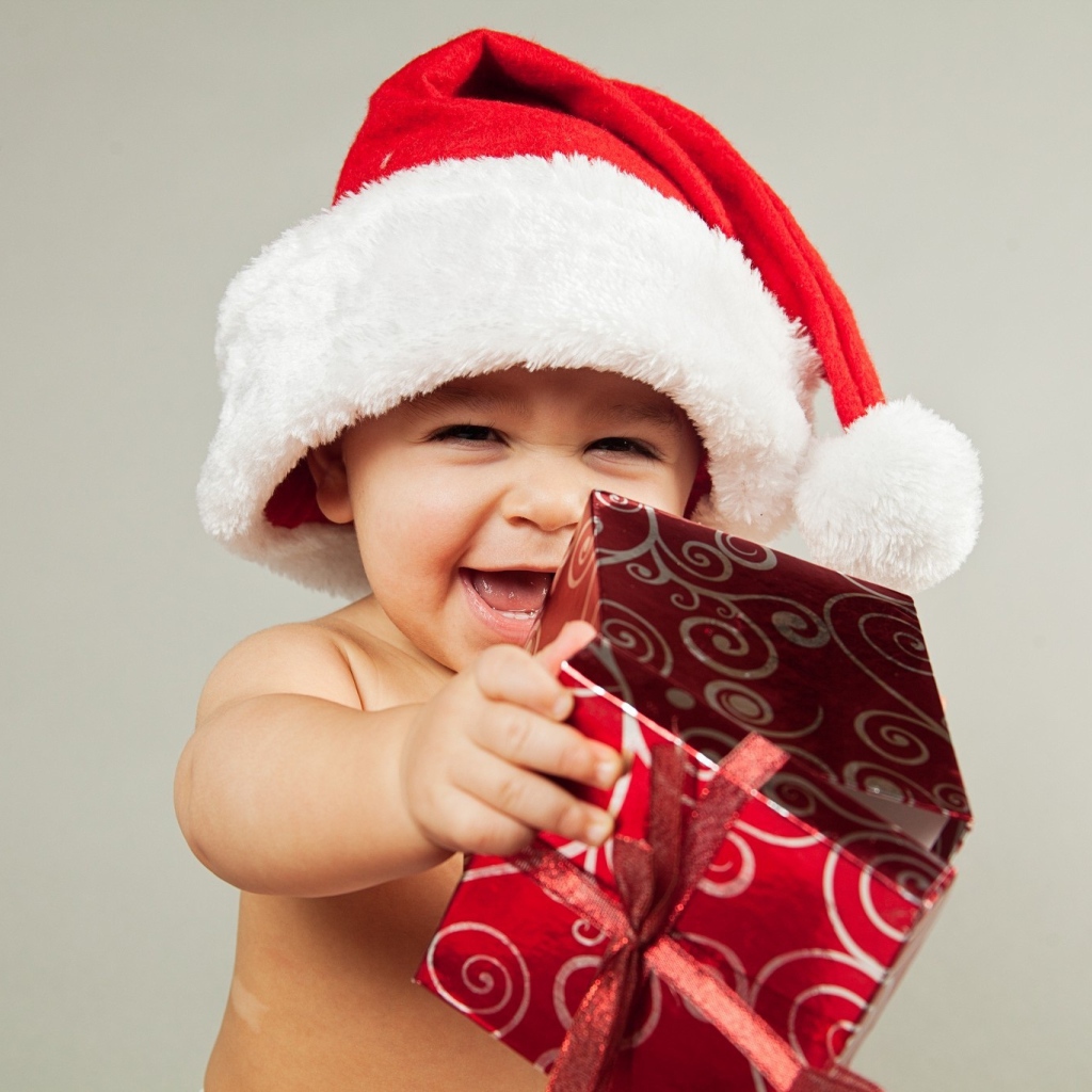 Ребенок Санта клаус
