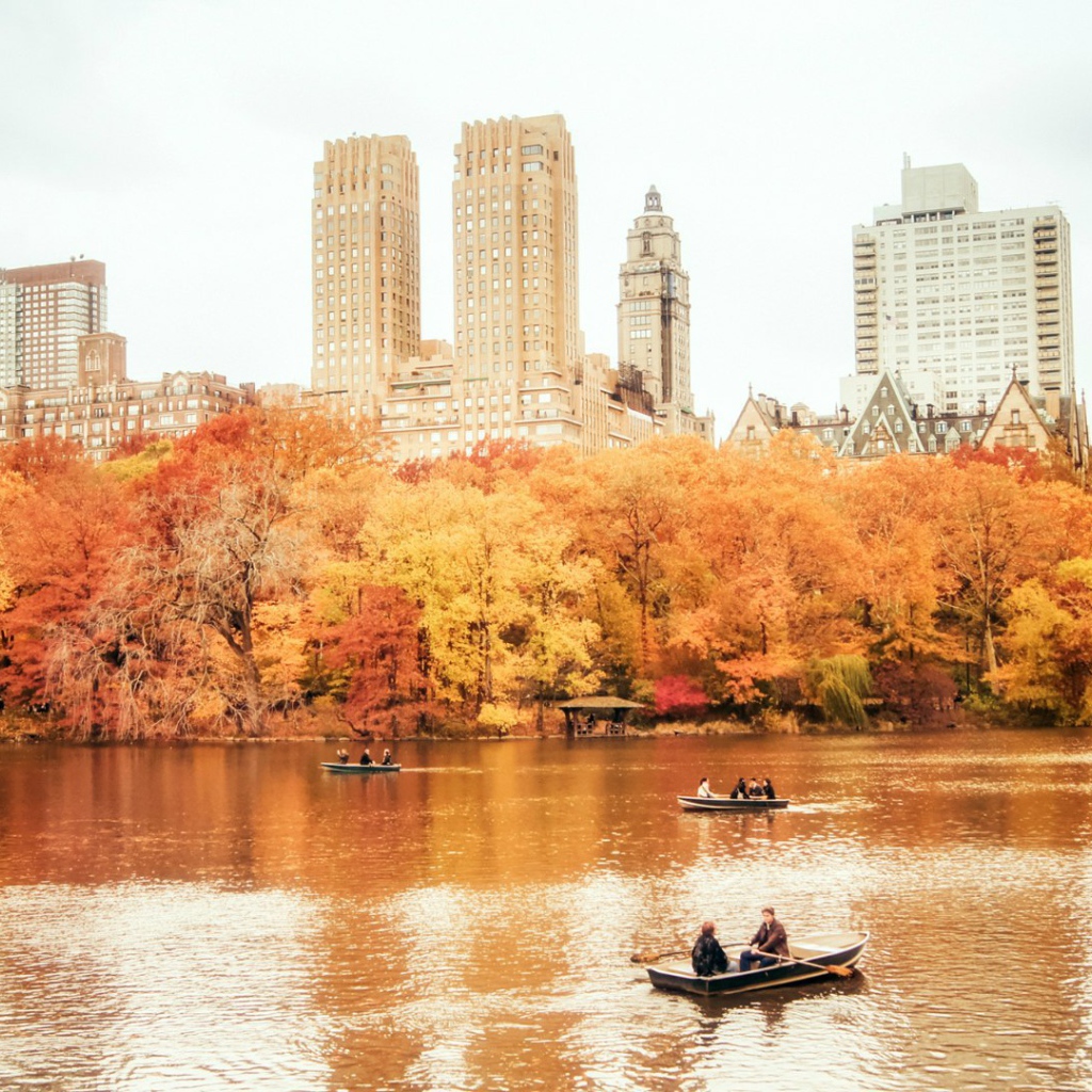 Осенний Центральный парк, Нью-Йорк