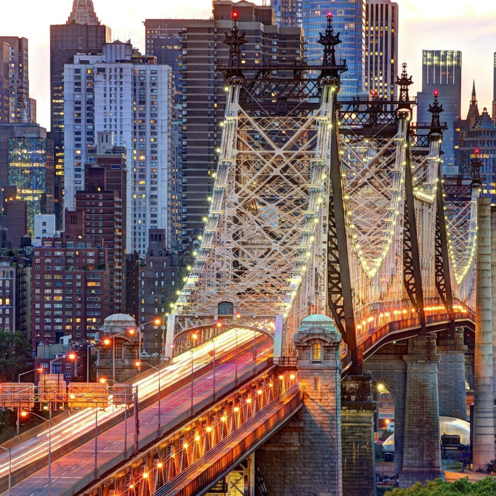 Мост в большом Нью-Йорке