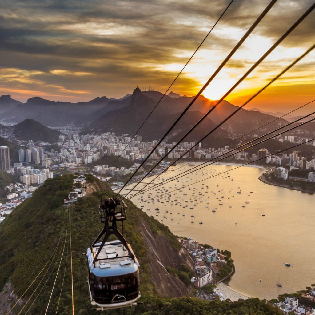 Канатная дорога в Рио-де-Жанейро