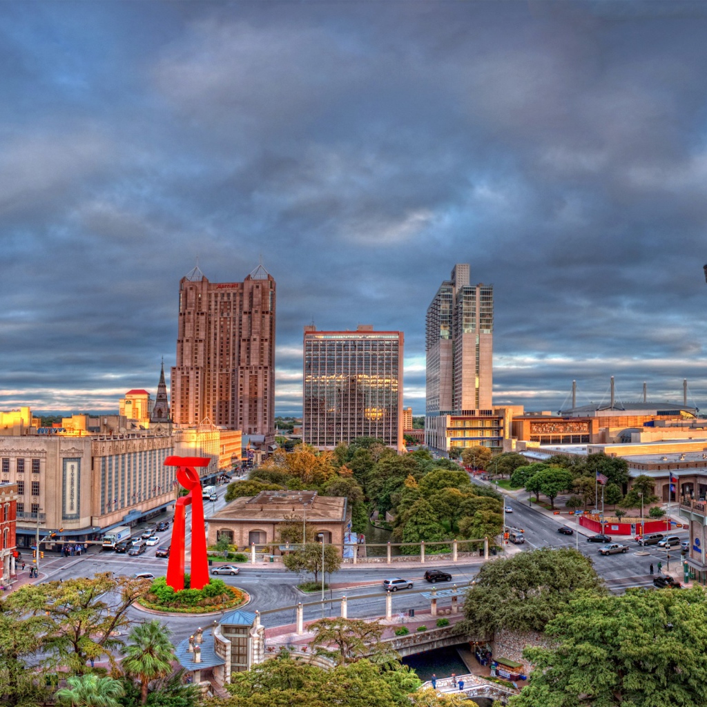 Центр города, HDR фото
