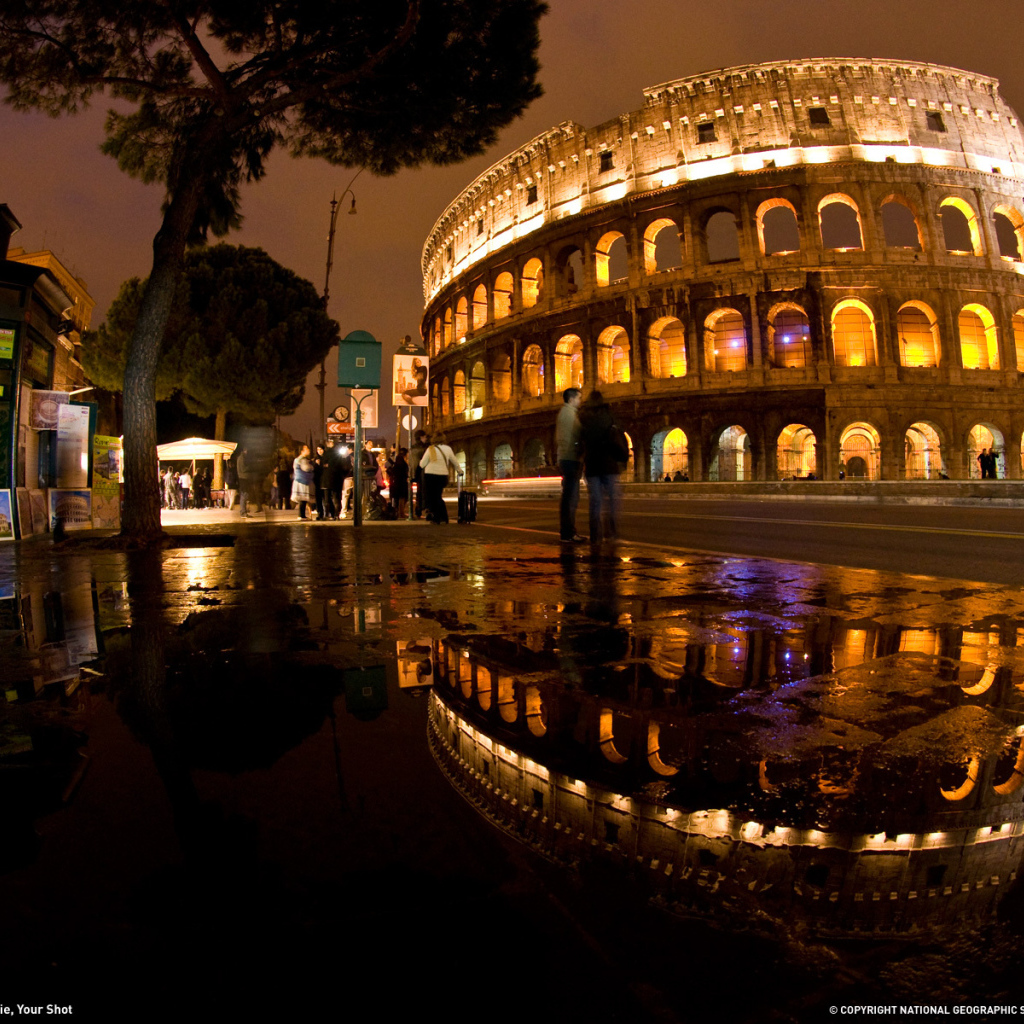 Колизей вечером