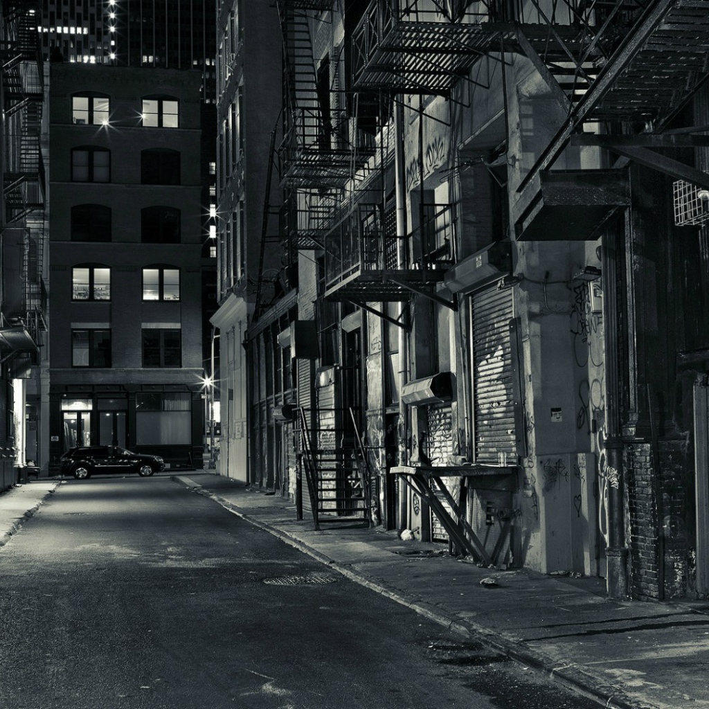 Вечерняя улица в Нью-Йорке