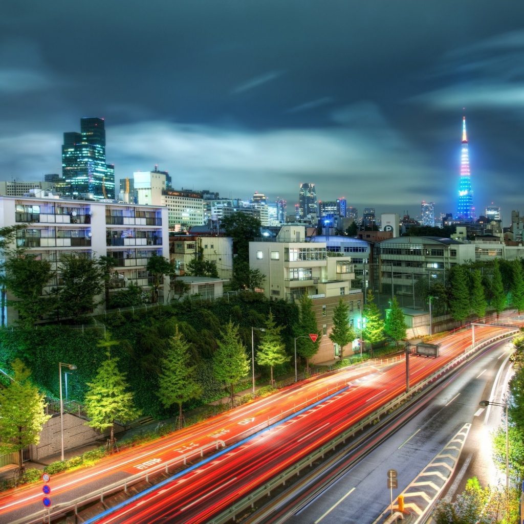 Вечерний пригород Токио