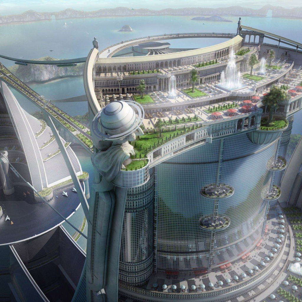 Фантастический эко город