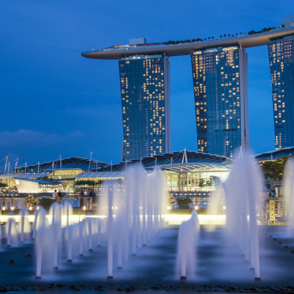 Фонтаны в Сингапуре