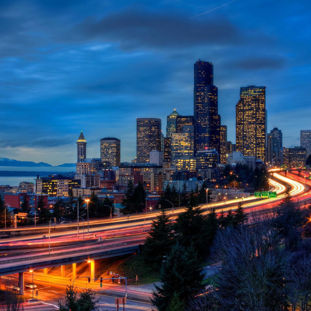 Автострада в Сиэтле, США