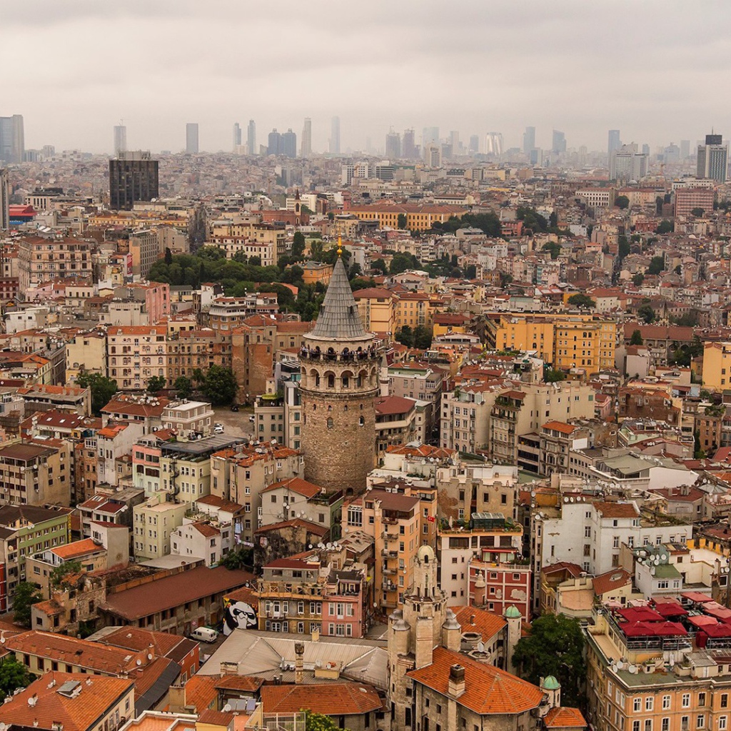 Галатская башня в Стамбуле, Турция