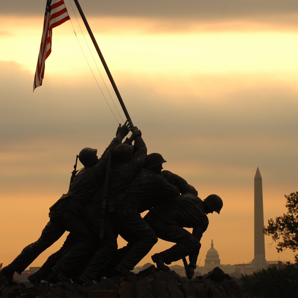 Памятник солдатам в Вашингтоне