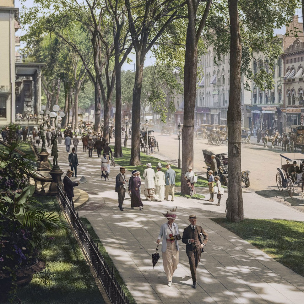 Нью-Йорк в 1915 году
