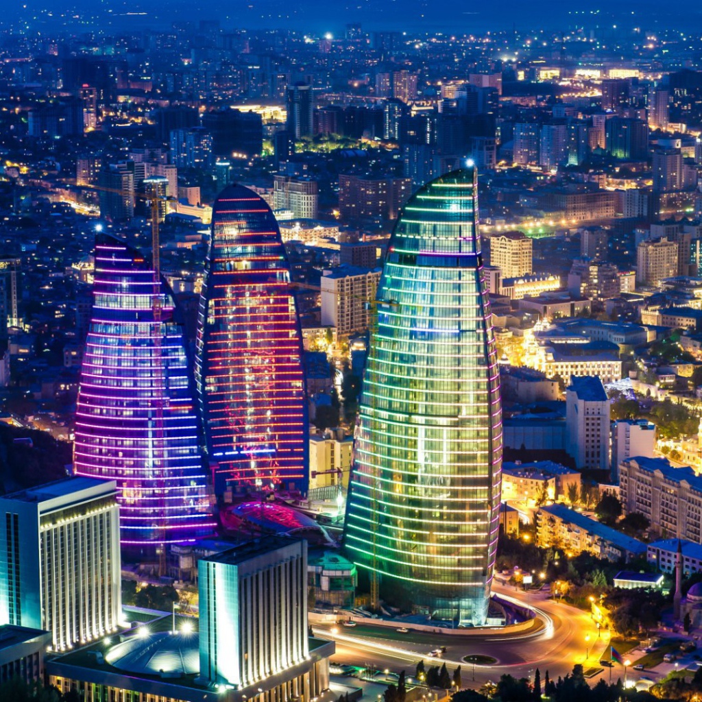Ночь в Баку, Азербайджан