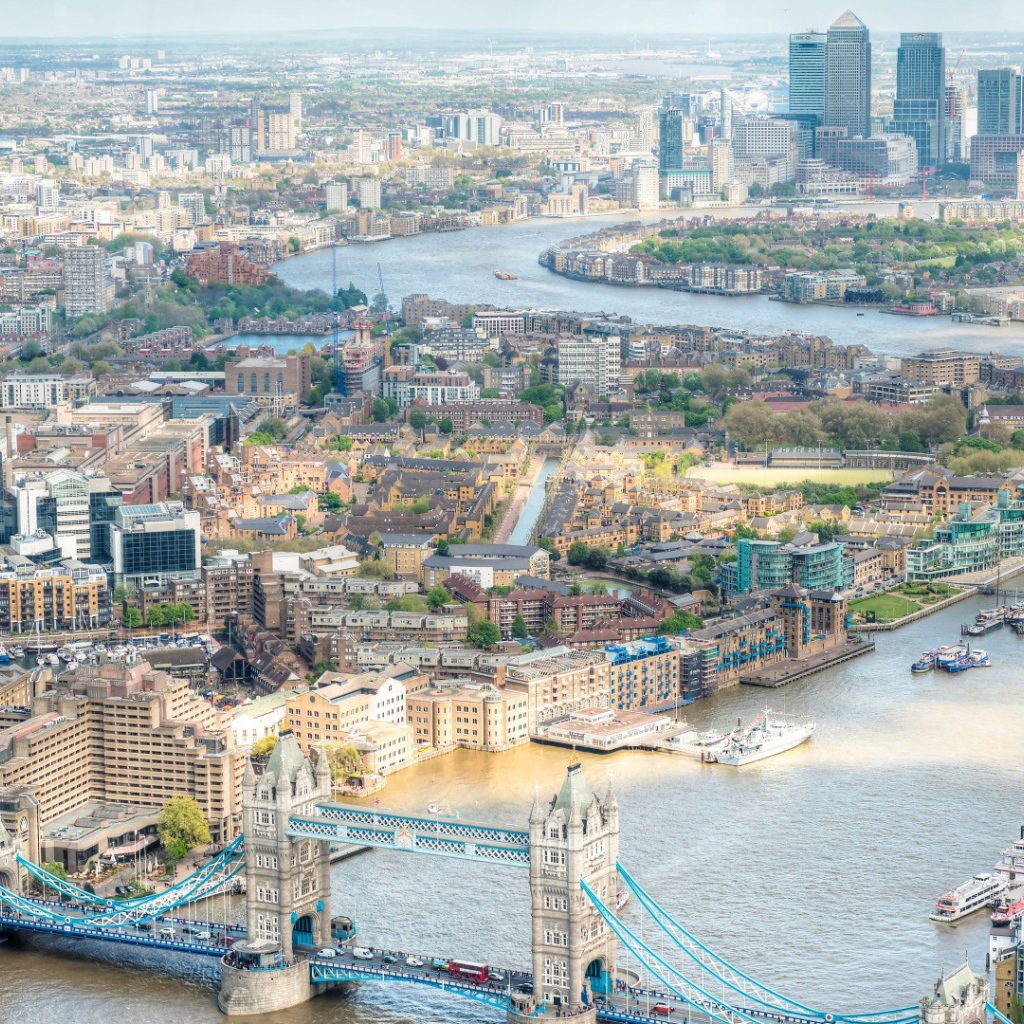 Панорама центральной части Лондона
