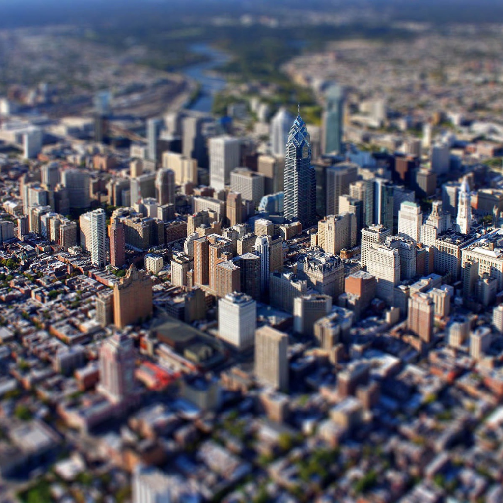 Панорама города Филадельфия