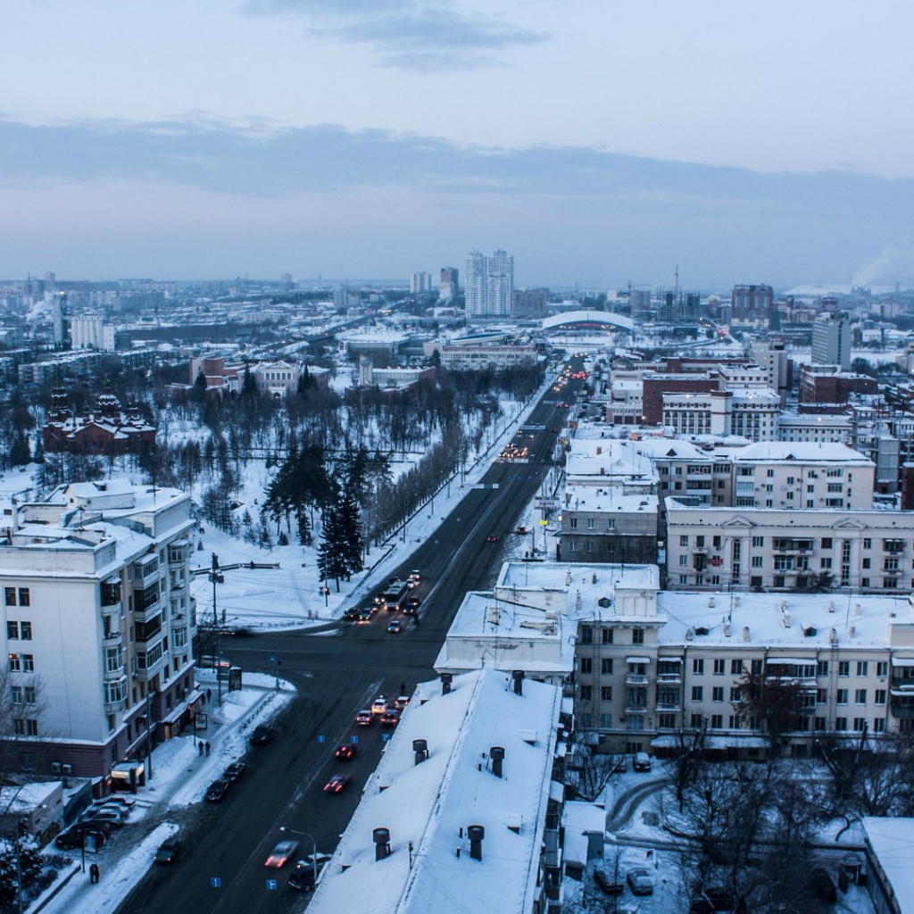 Панорама города Челябинск